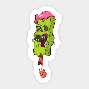 Zombie Ice-Cream Sticker
